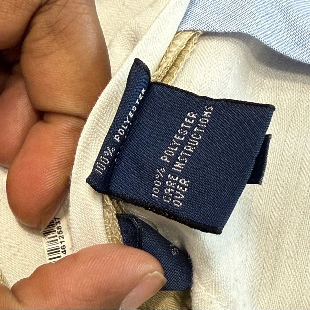 Polo Golf Ralph Lauren Performance‎ Chino Pants Beige Khaki 33x30 Preppy Classic